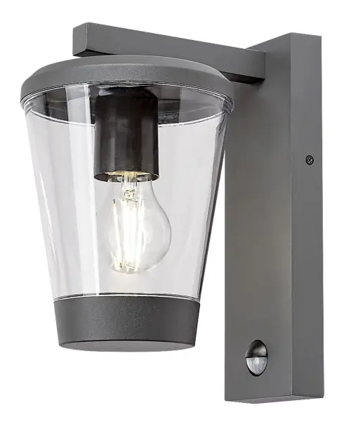 Záhradné svietidlo Rabalux 7267 1x40W E27 230V IP44, senzor